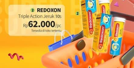 Promo Harga Redoxon Triple Action Jeruk 10 pcs - Guardian