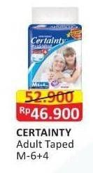 Promo Harga Certainty Adult Diapers M10 10 pcs - Alfamart