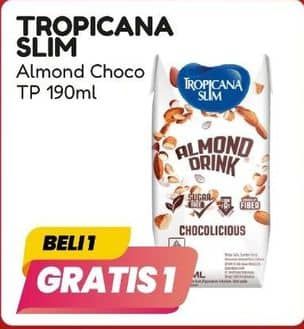 Promo Harga Tropicana Slim Almond Drink Chocolicious  - Alfamart