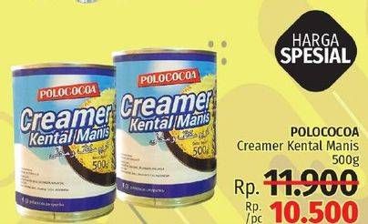 Promo Harga POLOCOCOA Creamer Kental Manis 500 gr - LotteMart
