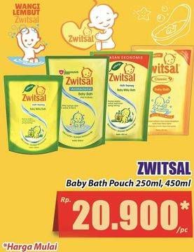 Promo Harga Zwitsal Natural Baby Bath All Variants 250 ml - Hari Hari
