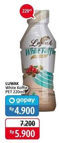 Promo Harga Luwak White Koffie Ready To Drink Original 220 ml - Alfamidi