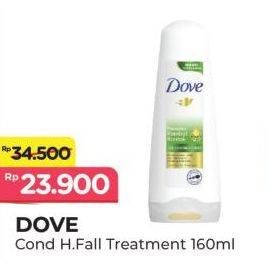 Promo Harga DOVE Conditioner Total Hair Fall Treatment 160 ml - Alfamart