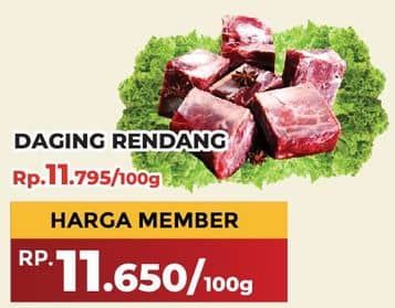 Promo Harga Daging Rendang Sapi per 100 gr - Yogya