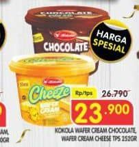 Promo Harga Kokola Wafer Cream Chocolate, Cheeze 252 gr - Superindo