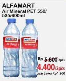 Promo Harga Alfamart Air Mineral 550 ml - Alfamart
