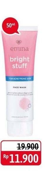 Promo Harga EMINA Bright Stuff Face Wash Acne Prone Skin 50 ml - Alfamidi