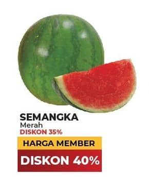 Promo Harga Semangka Merah per 100 gr - Yogya