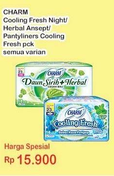 Charm Cooling Fresh/Pantyliner Cooling Fresh/Herbal Ansept