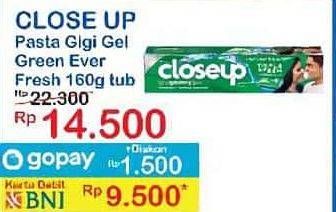 Promo Harga Close Up Pasta Gigi Everfresh Menthol Fresh 160 gr - Indomaret