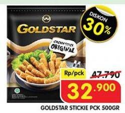Promo Harga Goldstar Nugget Stickie 500 gr - Superindo