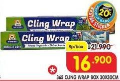 Promo Harga 365 Cling Wrap  - Superindo