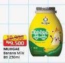 Promo Harga Mujigae Susu Cair Banana 250 ml - Alfamart
