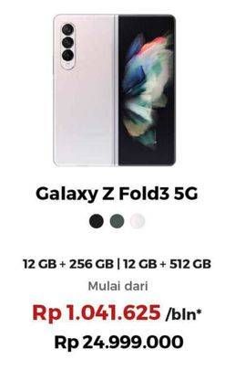 Promo Harga SAMSUNG Galaxy Z Fold3 5G  - Erafone