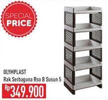 Promo Harga Olymplast Rak Serbaguna 5 Tier  - Hypermart