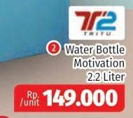 Promo Harga TRITU Bottle Motivation 2200 ml - Lotte Grosir