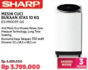 Promo Harga Sharp ES-M1009T-GG  - COURTS