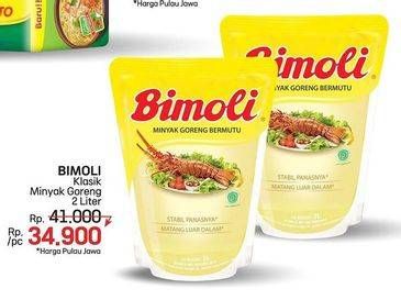 Promo Harga Bimoli Minyak Goreng 2000 ml - LotteMart
