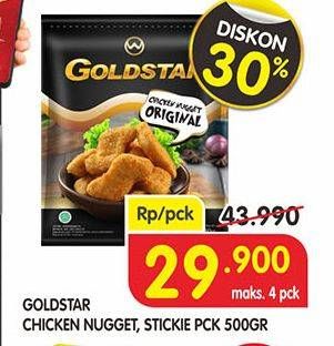 Promo Harga GOLDSTAR Nugget Stickie 500 gr - Superindo