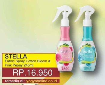 Promo Harga STELLA Fabric Spray Cotton Bloom, Pink Peony 245 ml - Yogya