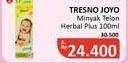 Promo Harga TRESNO JOYO Minyak Telon Herbal Plus 100 ml - Alfamidi