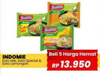 Promo Harga Indomie Mi Kuah Soto Mie, Soto Spesial, Soto Lamongan 70 gr - Yogya