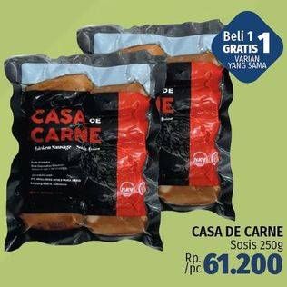 Promo Harga CASA DE CARNE Chicken Sausage 250 gr - LotteMart