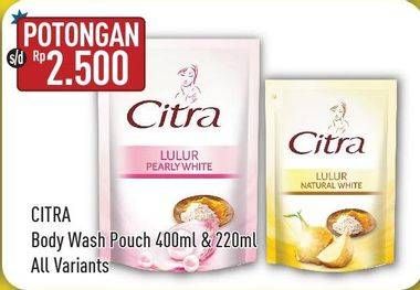 Promo Harga CITRA Body Wash  - Hypermart
