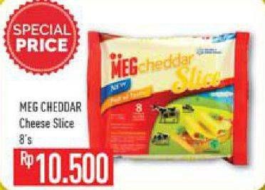 Promo Harga MEG Cheddar Slice 8 pcs - Hypermart