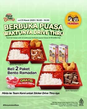 Harga Berbuka Puasa Drive Thru