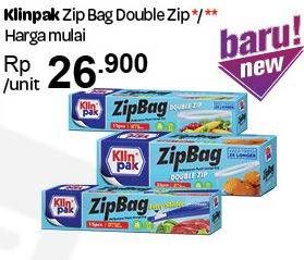 Promo Harga KLINPAK Zip Bag Double  - Carrefour