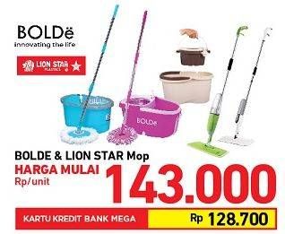 Promo Harga Bolde & Lion Star Mop  - Carrefour