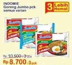 Promo Harga INDOMIE Mi Goreng Jumbo All Variants per 3 pcs - Indomaret