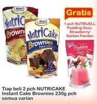 Promo Harga Nutricake Instant Cake Brownies All Variants 230 gr - Indomaret