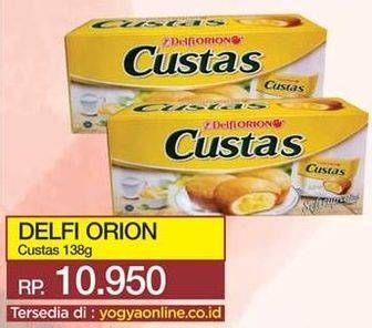 Promo Harga DELFI Orion Custas per 6 pcs 23 gr - Yogya