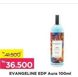 Promo Harga EVANGELINE Eau De Parfume Aura 100 ml - Alfamart