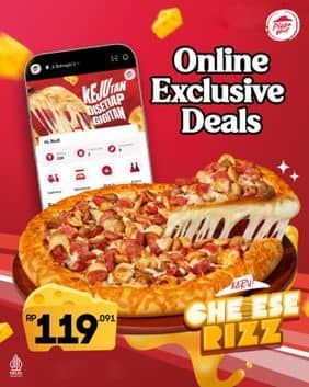 Promo Harga Cheese Rizz  - Pizza Hut