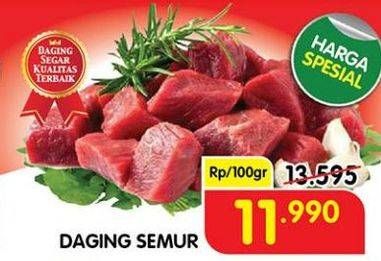 Promo Harga Daging Semur per 100 gr - Superindo