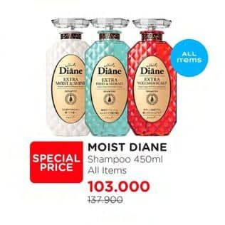 Promo Harga Moist Diane Shampoo All Variants 450 ml - Watsons