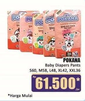 Promo Harga Pokana Baby Pants M58, XXL36, S60, L48, XL42 36 pcs - Hari Hari