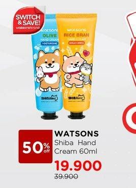 Promo Harga WATSONS Hand Cream Shibainc 60 ml - Watsons