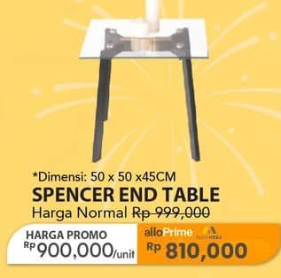 Promo Harga Spencer End Table & Coffee Table  - Carrefour