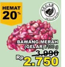 Promo Harga Bawang Merah per 100 gr - Giant