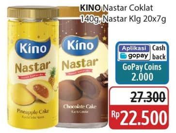 Promo Harga Kino Nastar Chocolate, Nanas 140 gr - Alfamidi