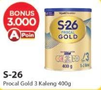 Promo Harga S26 Procal Gold Susu Pertumbuhan 400 gr - Alfamart