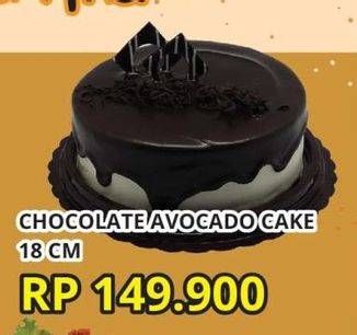 Promo Harga Chocolate Avocado Cake 18 Cm  - Hypermart