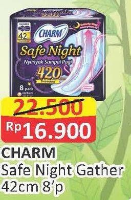 Promo Harga Charm Safe Night Gathers 42cm 8 pcs - Alfamart