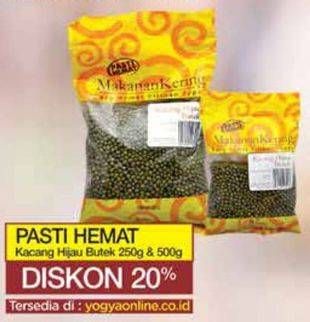 Promo Harga Pasti Hemat Kacang Hijau Butek 250 gr - Yogya