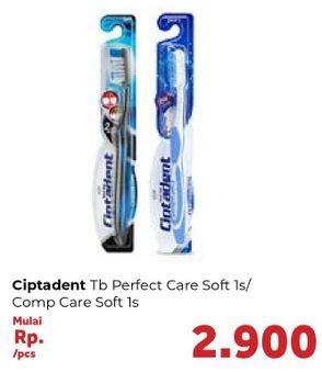 Promo Harga CIPTADENT Sikat Gigi Perfect Care Soft, Complete Caresoft 1 pcs - Carrefour