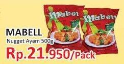 Promo Harga MABELL Nugget Ayam 500 gr - Yogya